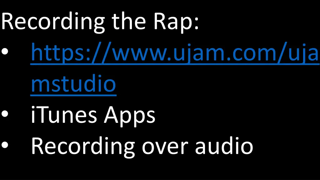 recording the rap https www ujam com uja mstudio