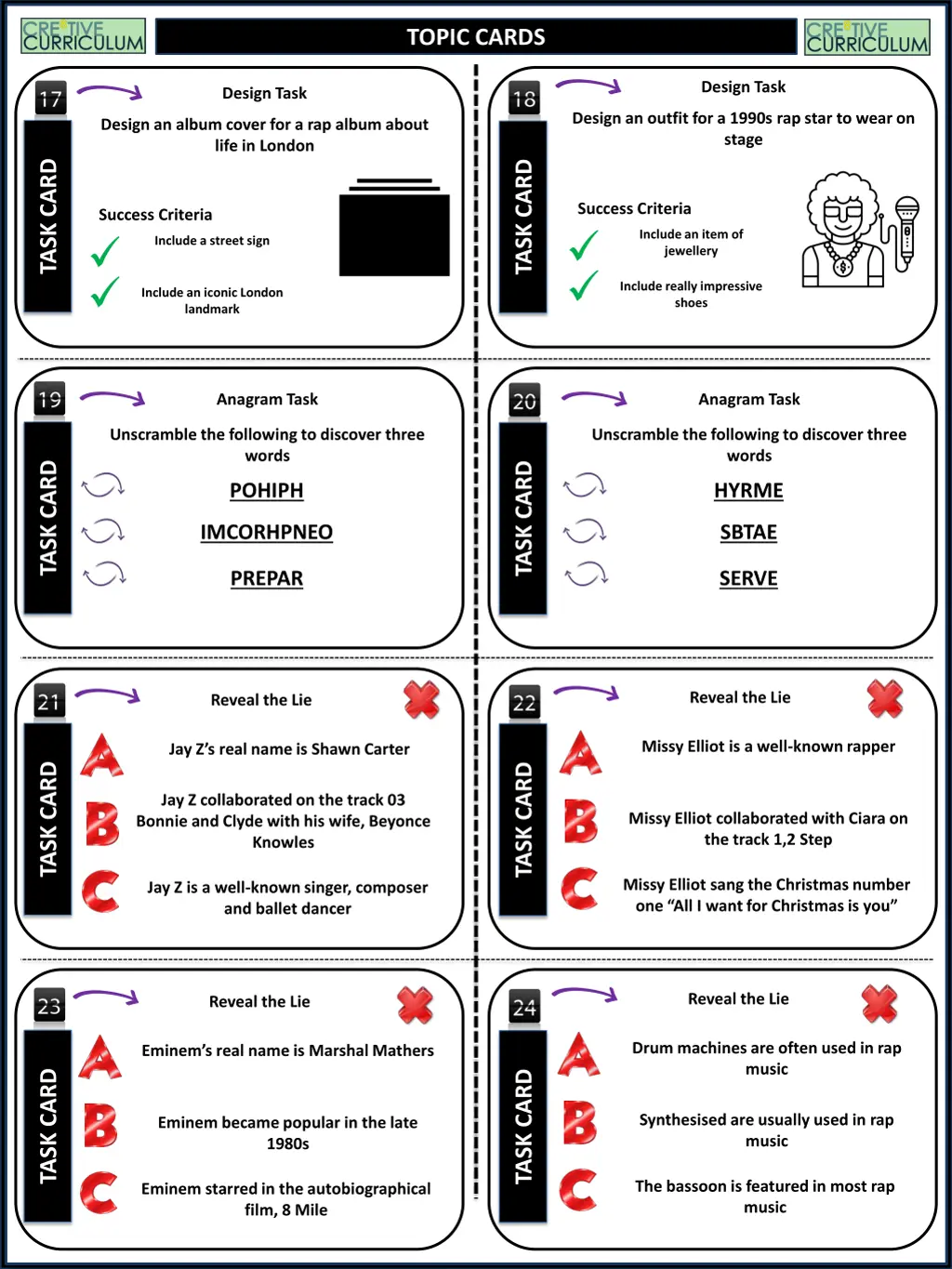 topic cards 1