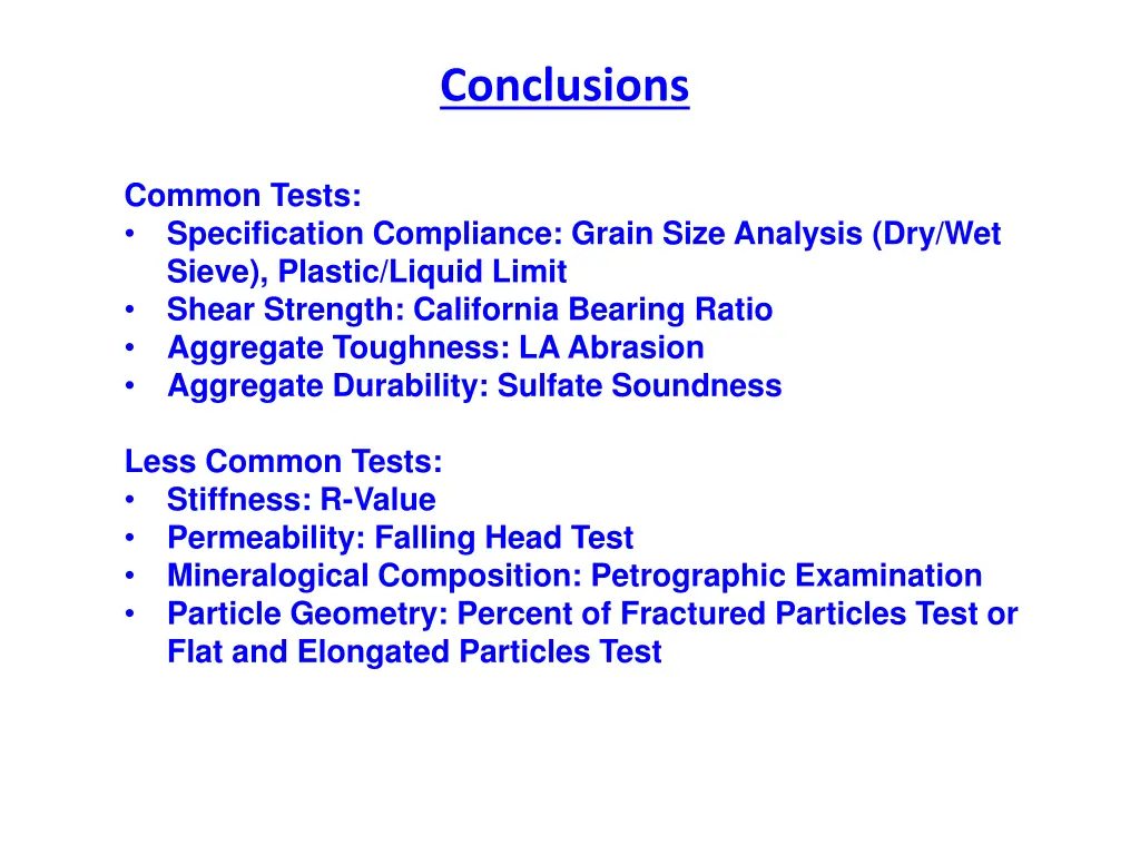 conclusions 2