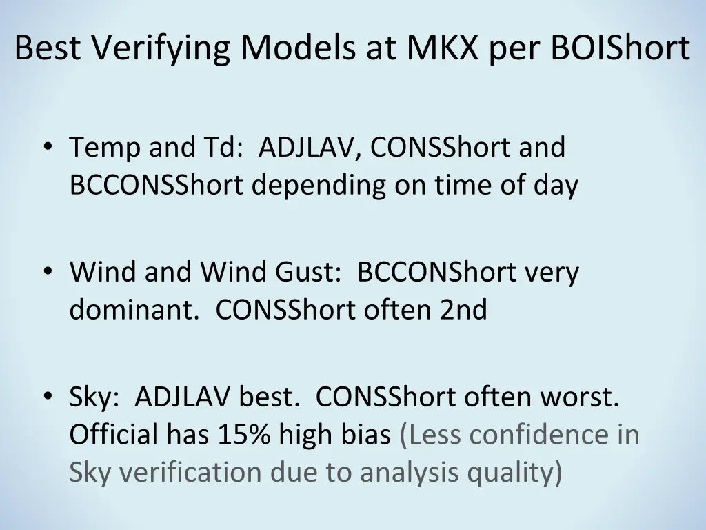 best verifying models at mkx per boishort