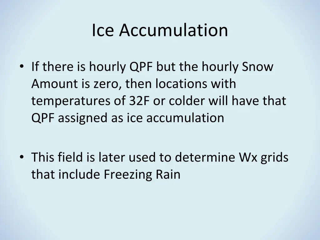 ice accumulation