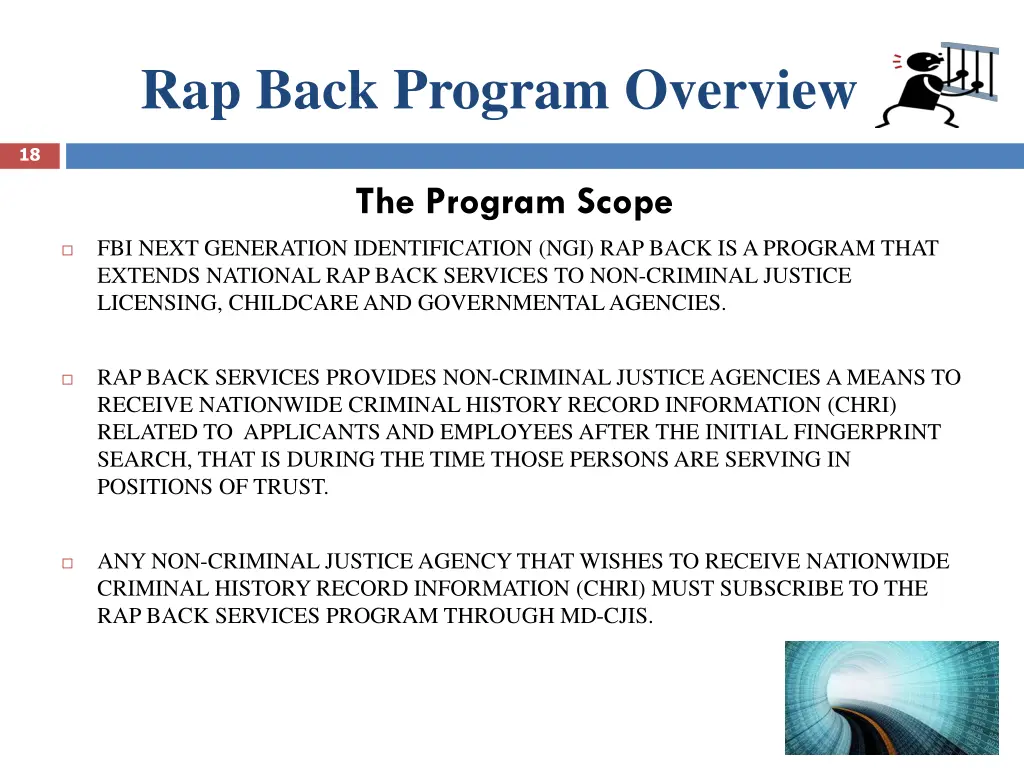 rap back program overview