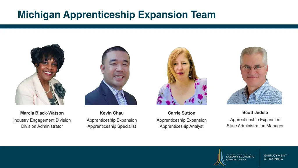 michigan apprenticeship expansion team