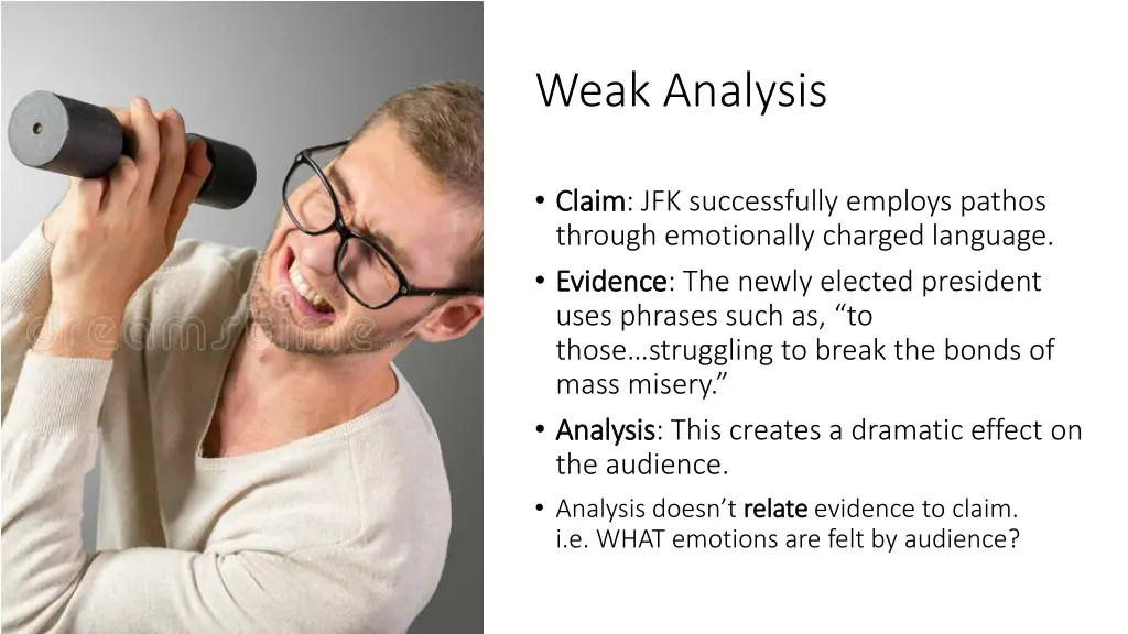 weak analysis