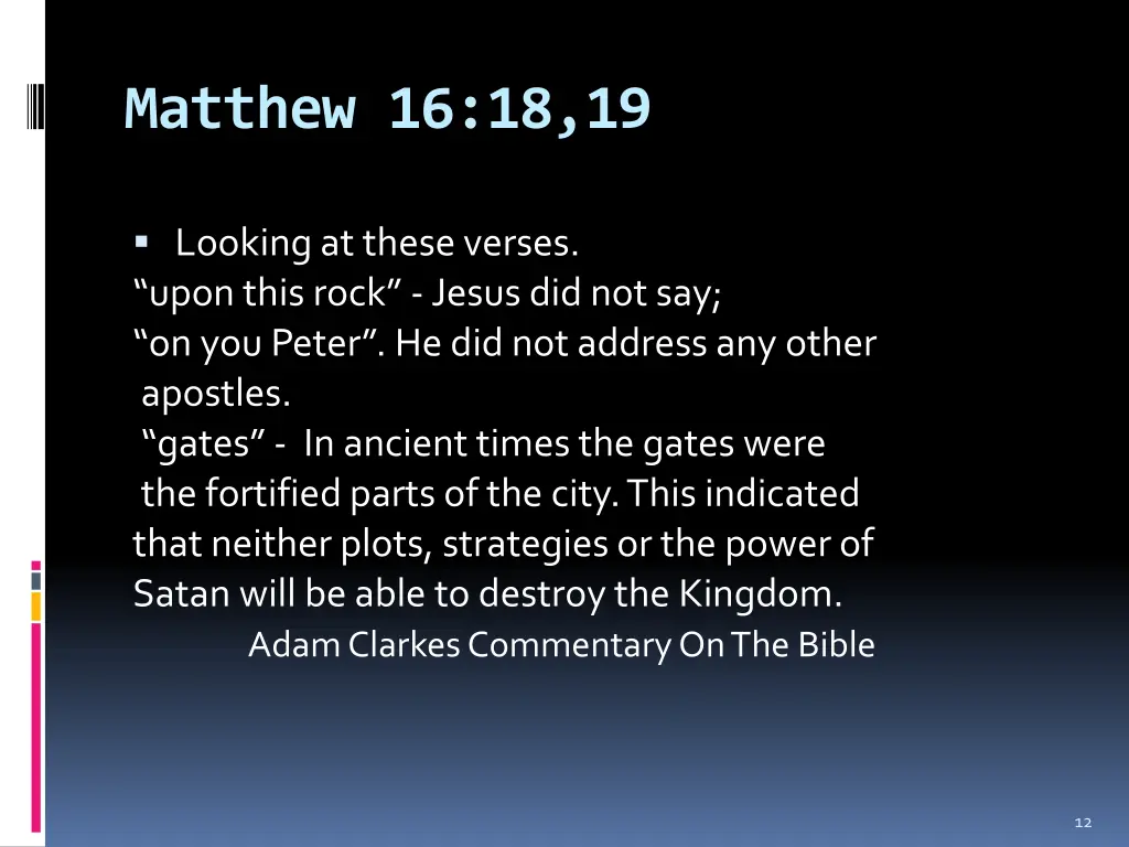 matthew 16 18 19 1