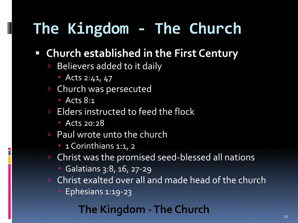 the kingdom the church 2