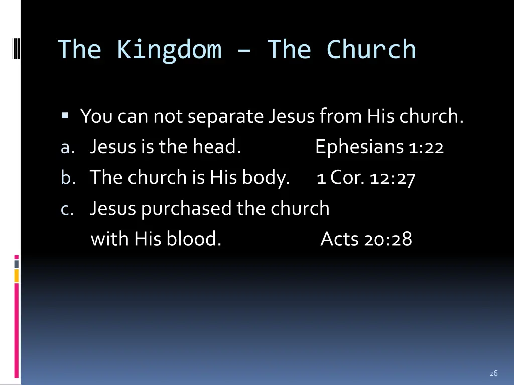 the kingdom the church 7