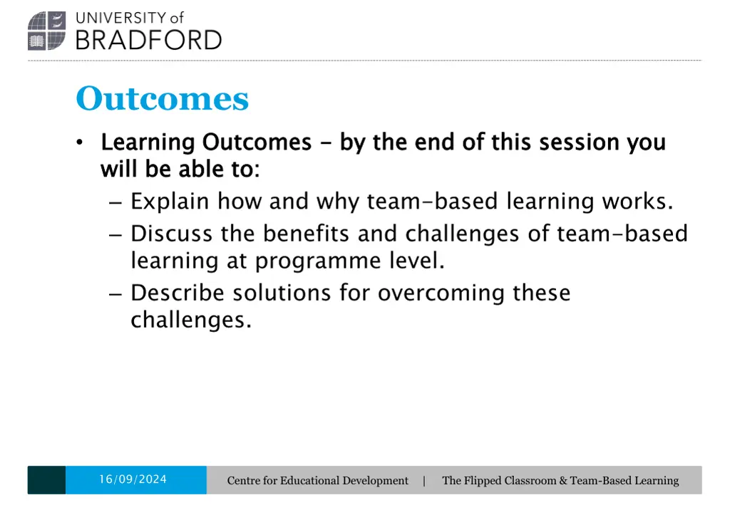 outcomes learning outcomes will be able