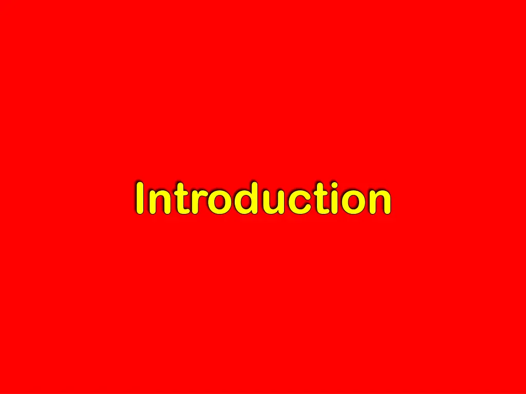 introduction introduction