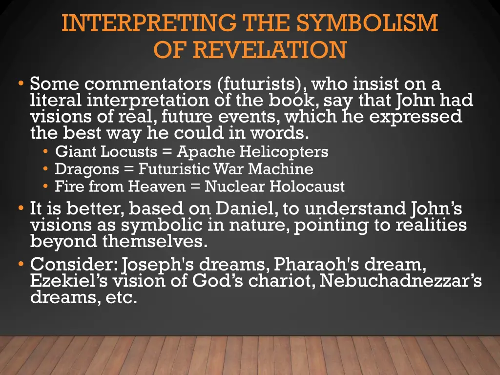 interpreting the symbolism of revelation some