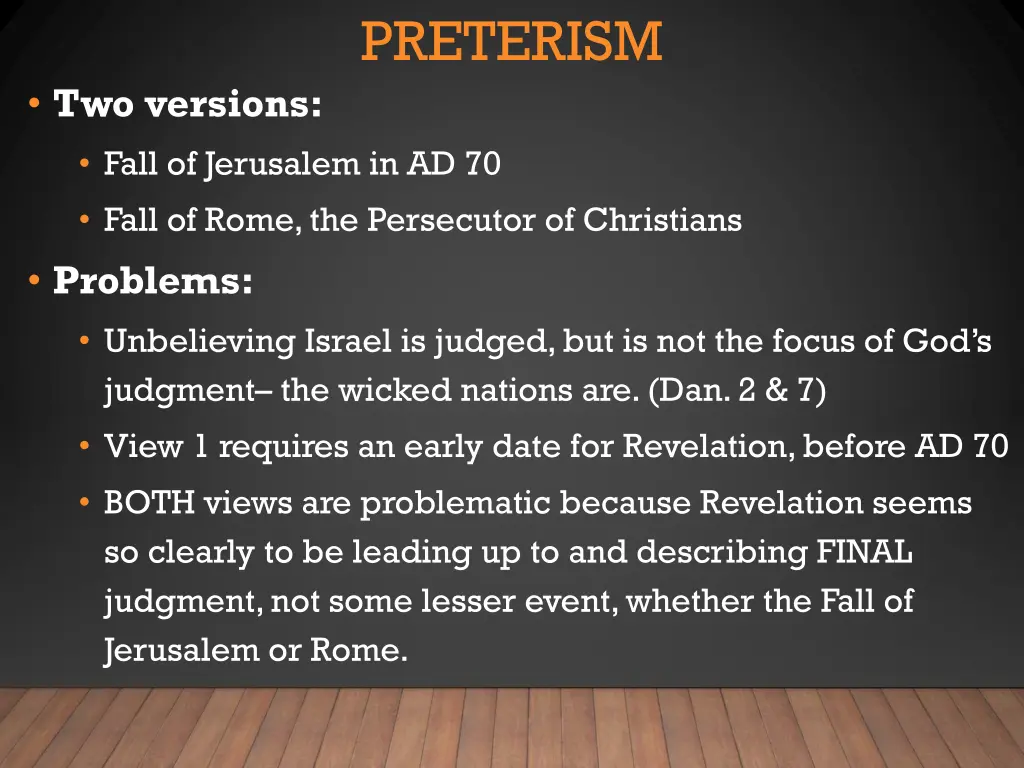 preterism