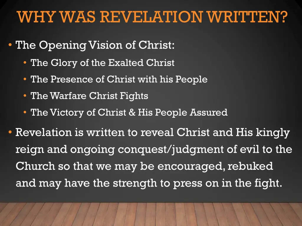 why was revelation written