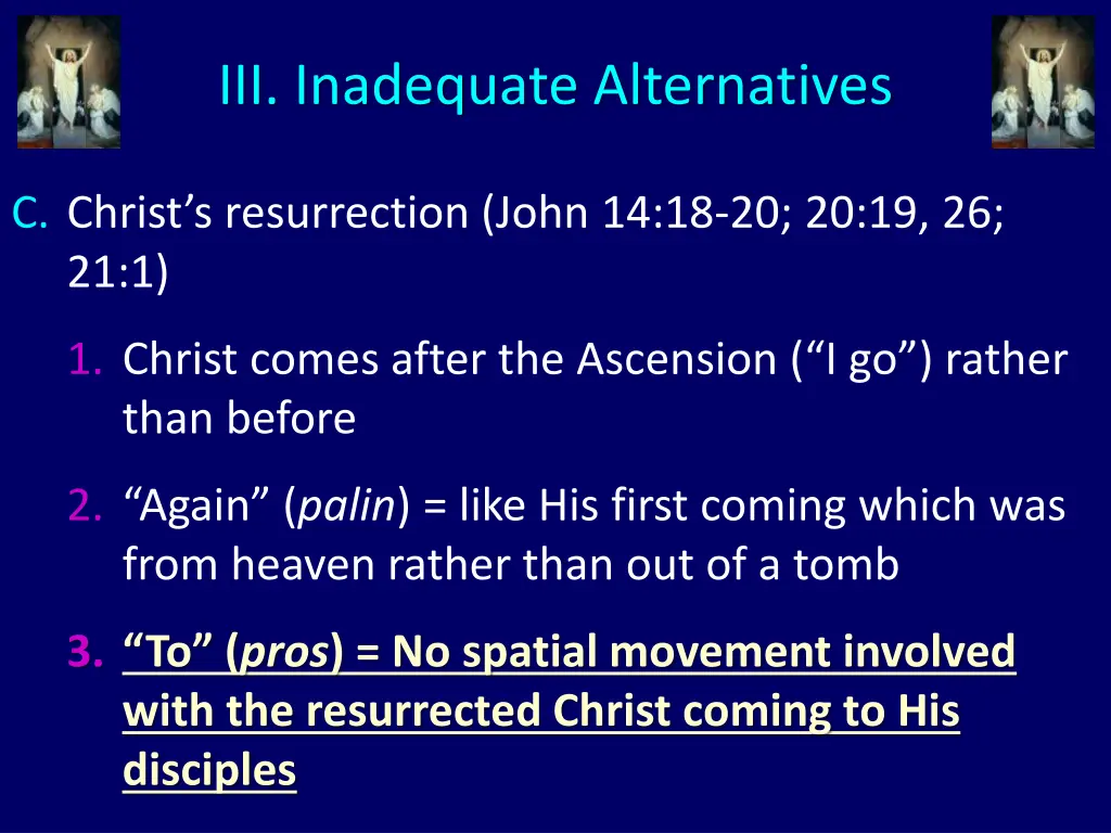 iii inadequate alternatives 15