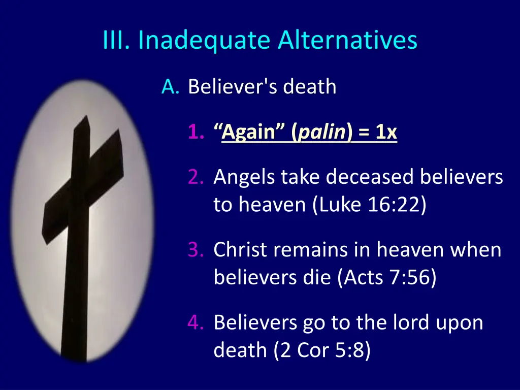 iii inadequate alternatives 3