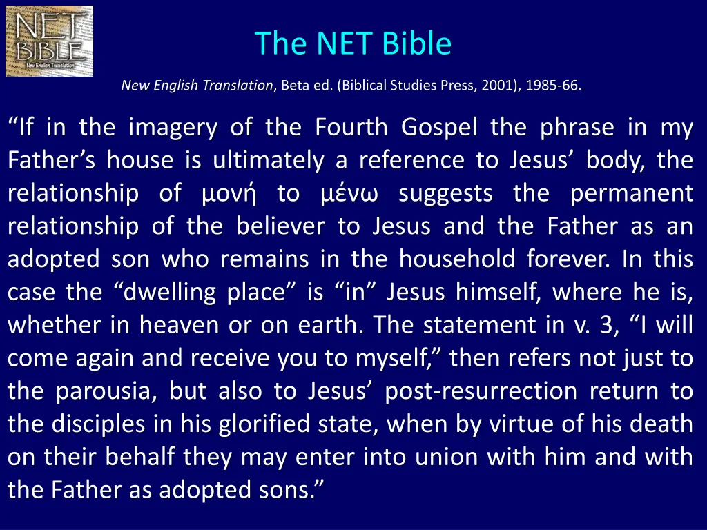 the net bible