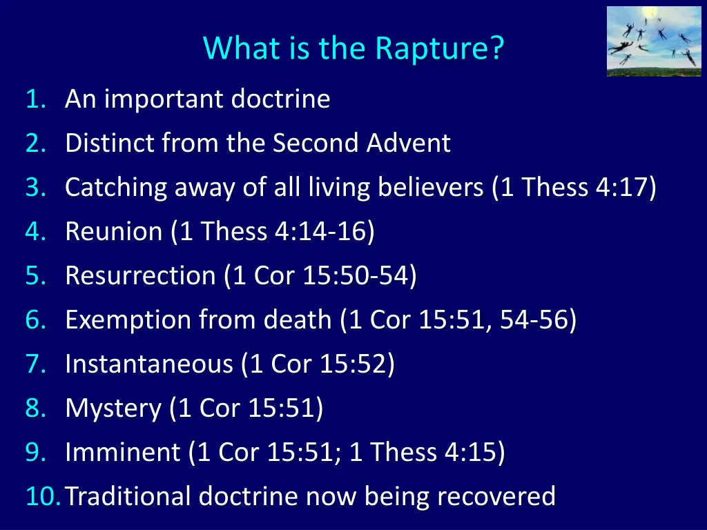 what is the rapture