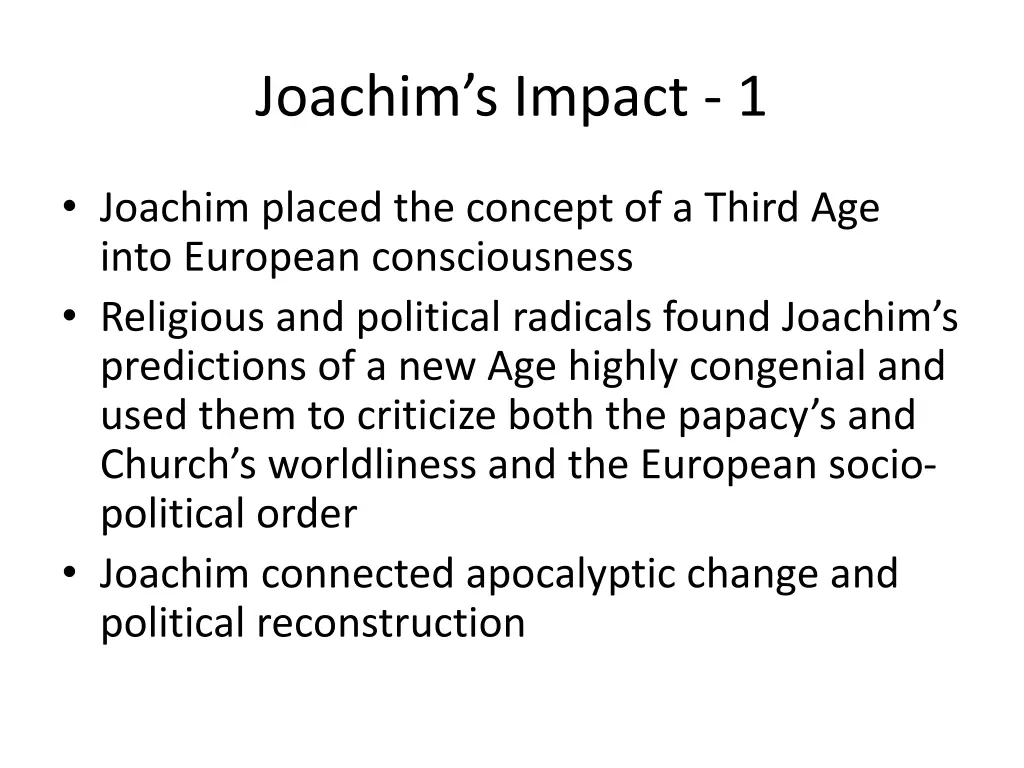 joachim s impact 1