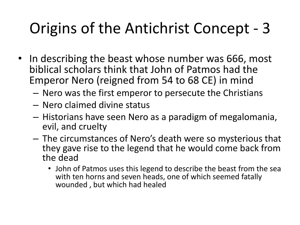 origins of the antichrist concept 3