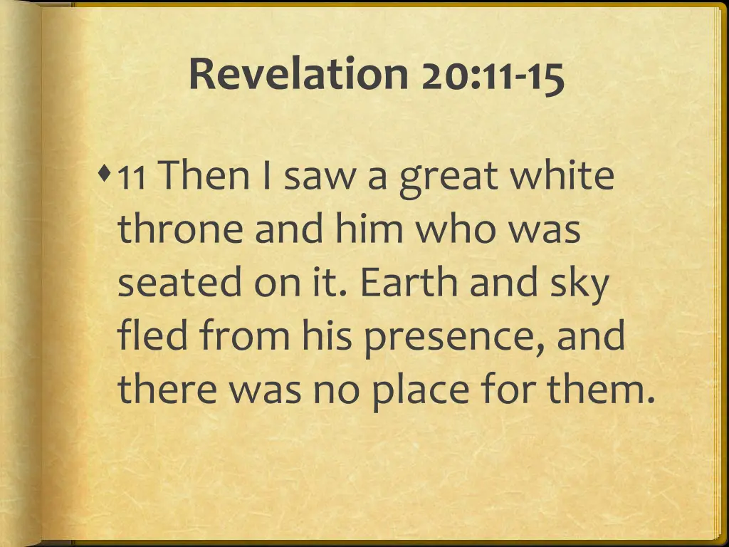 revelation 20 11 15