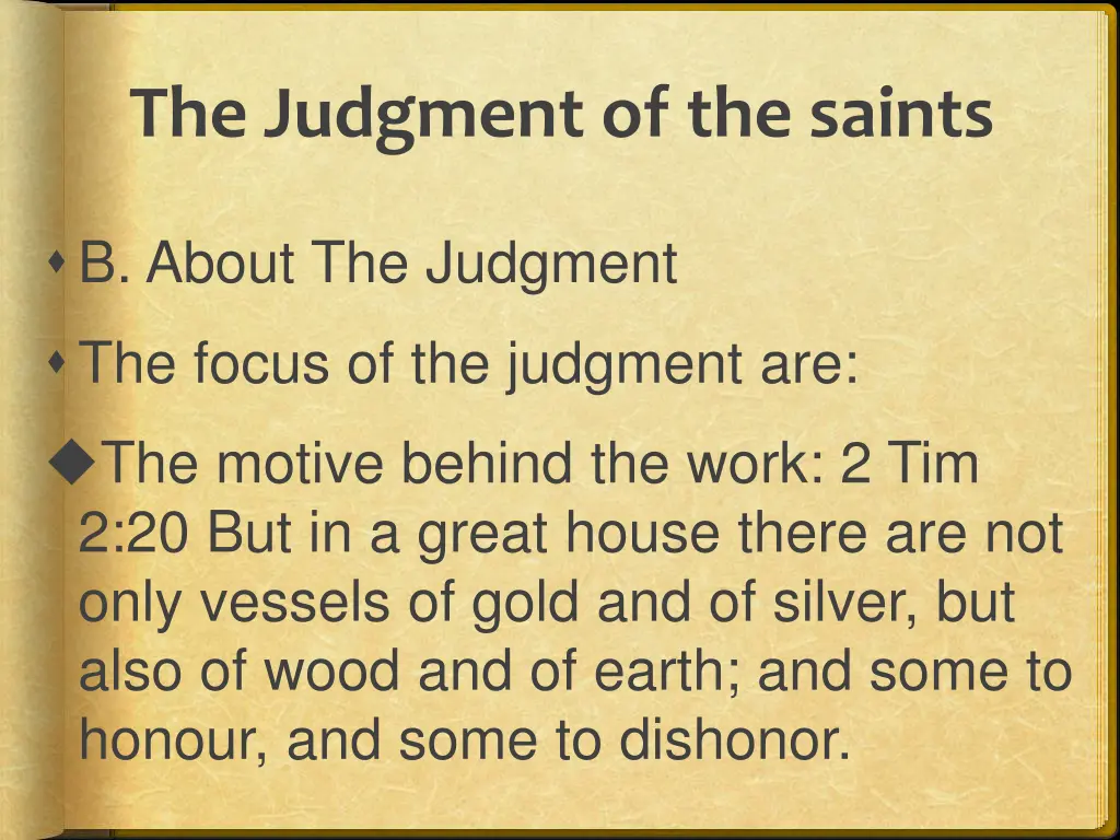 the judgment of the saints 3