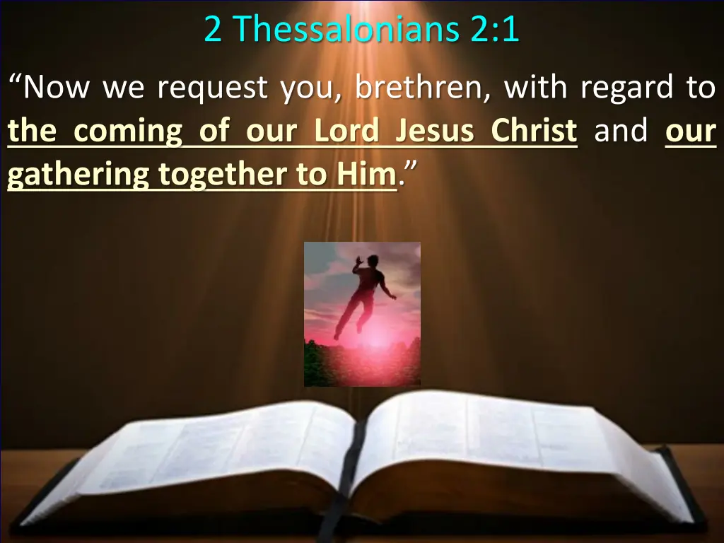 2 thessalonians 2 1