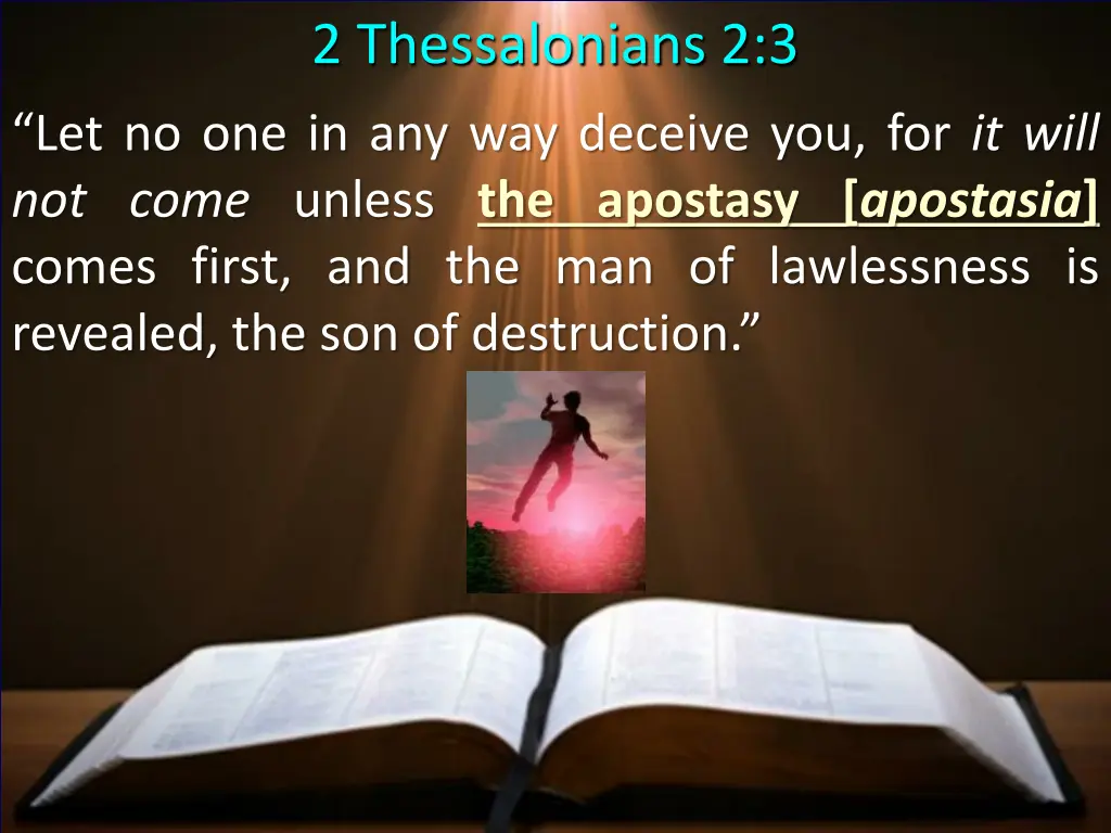 2 thessalonians 2 3 2