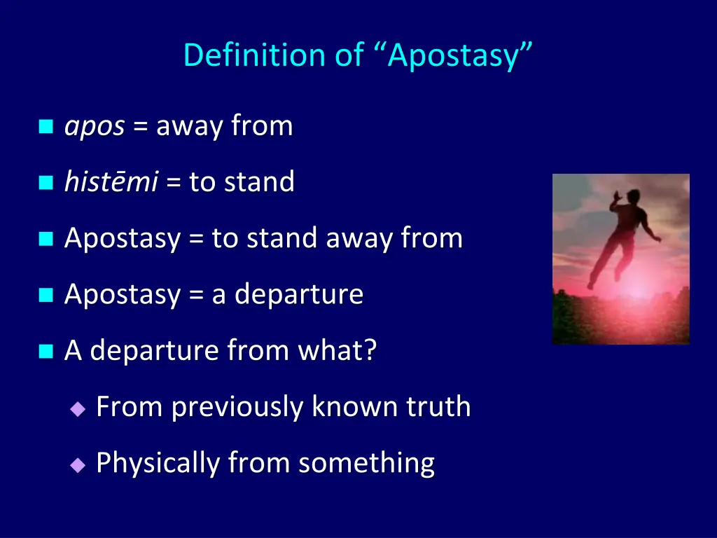 definition of apostasy