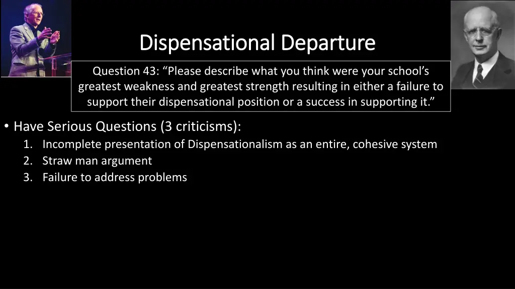 dispensational departure dispensational departure 17