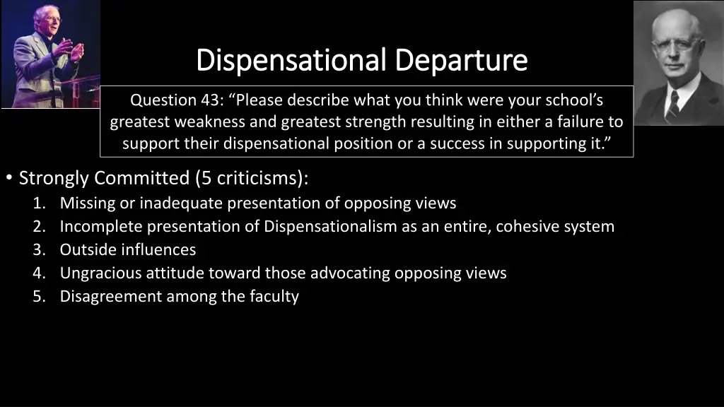 dispensational departure dispensational departure 19