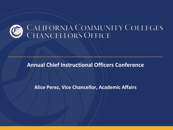 annual chief instructional officers conference