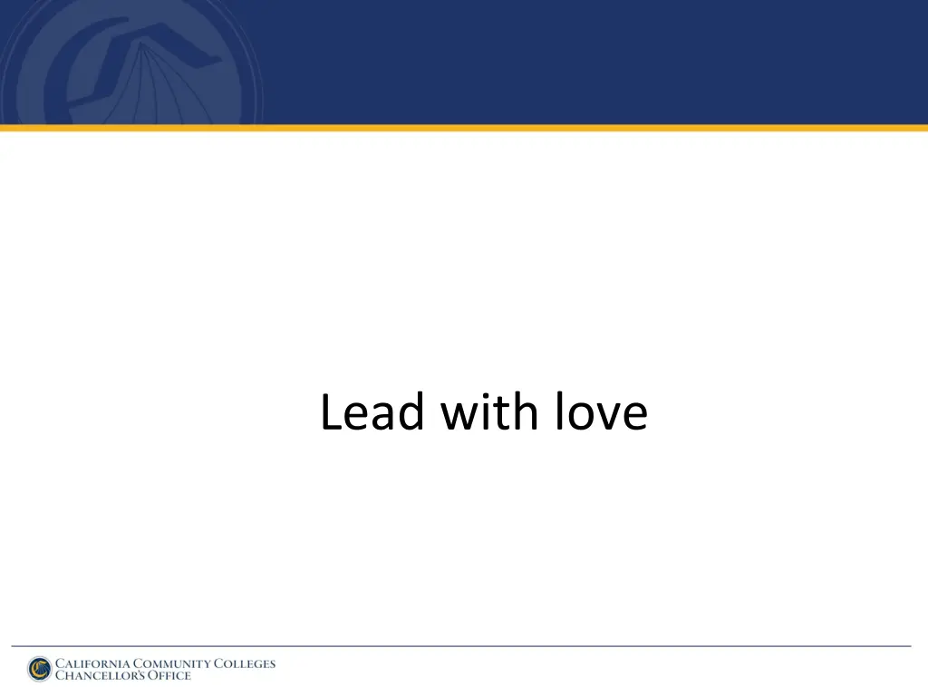 lead with love