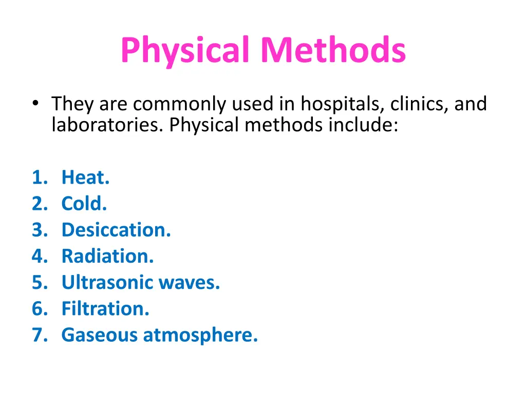 physical methods 1