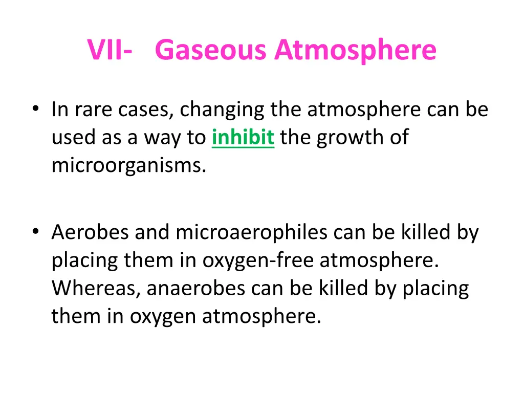 vii gaseous atmosphere