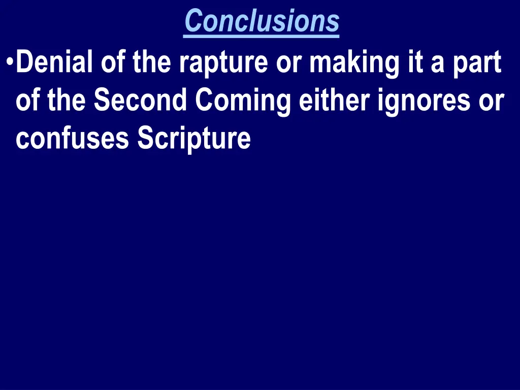 conclusions 1