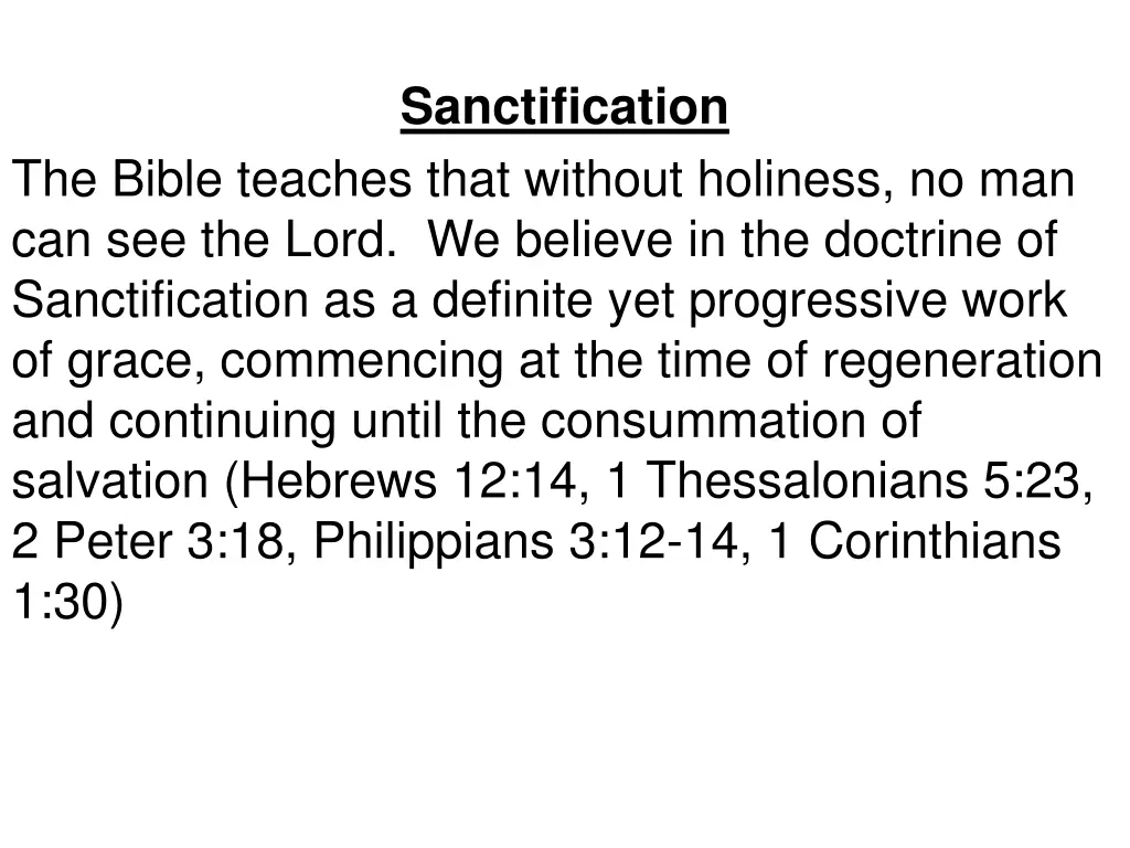 sanctification 1