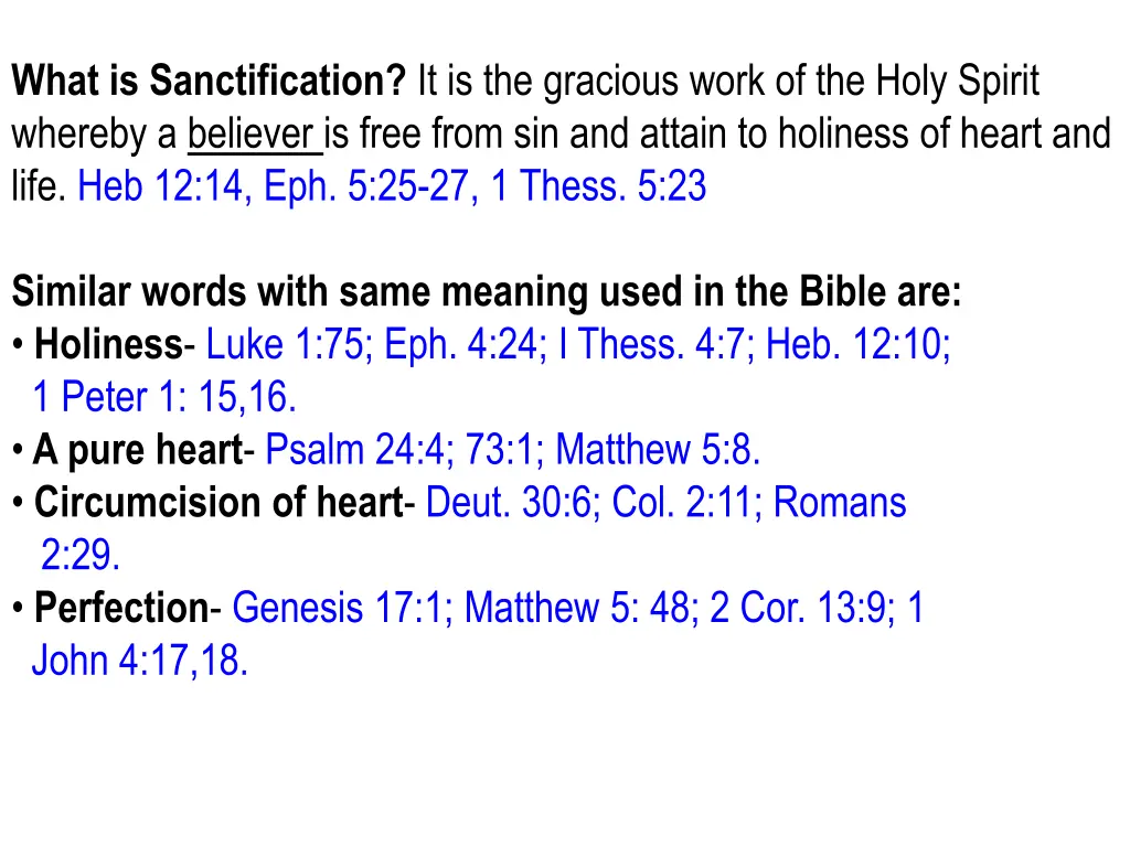 what is sanctification it is the gracious work