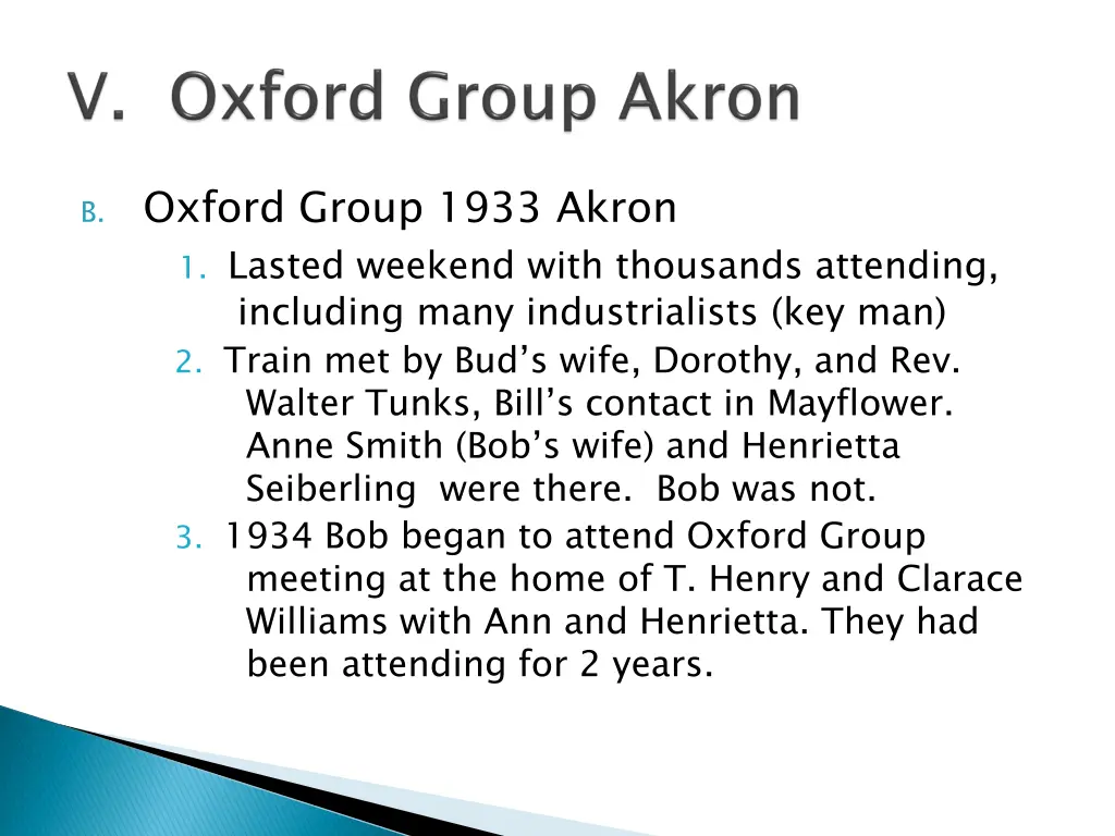 b oxford group 1933 akron 1 lasted weekend with