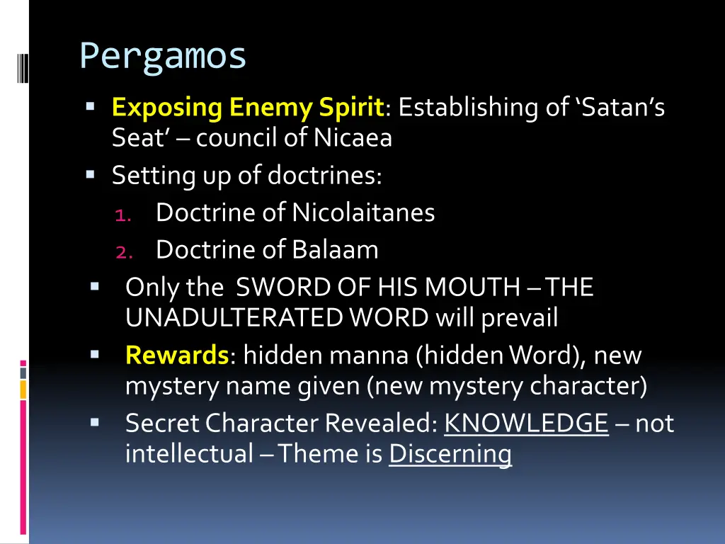 pergamos exposing enemy spirit establishing