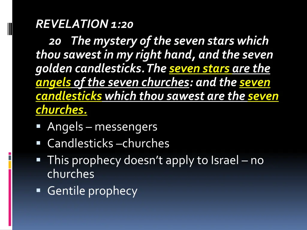 revelation 1 20 20 the mystery of the seven stars