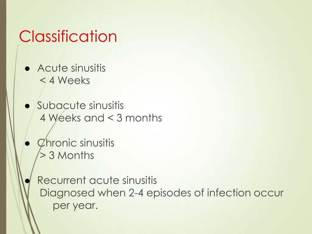 classification