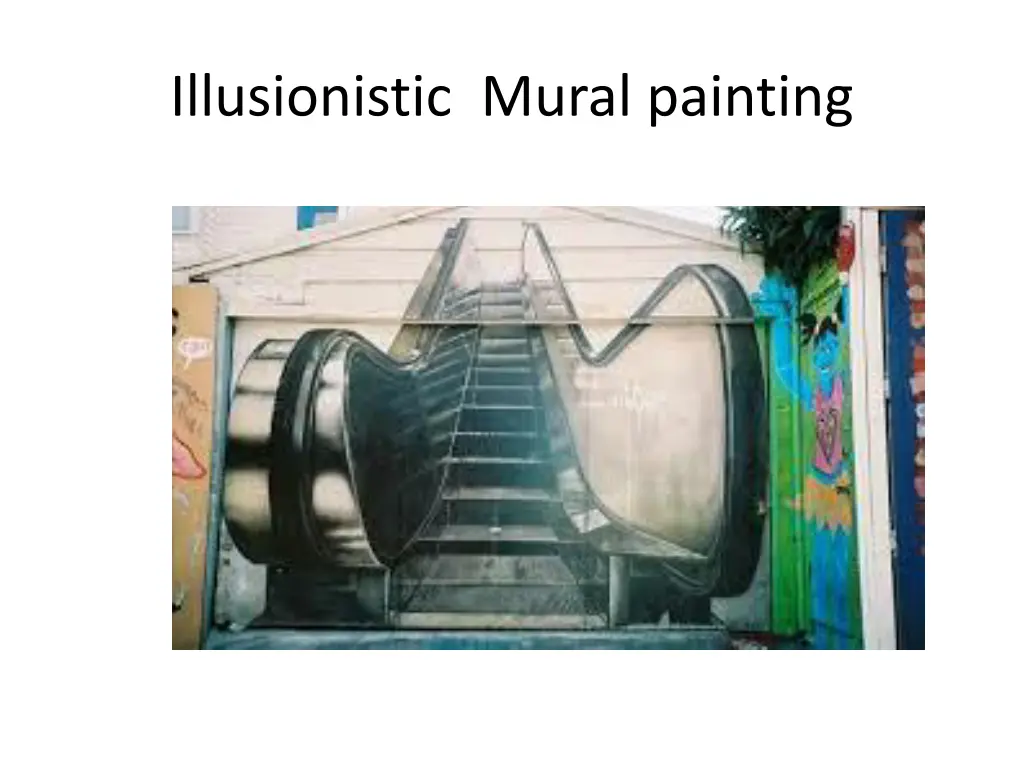 illusionistic mural painting