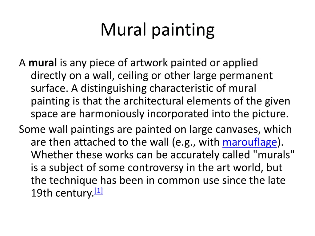 mural painting