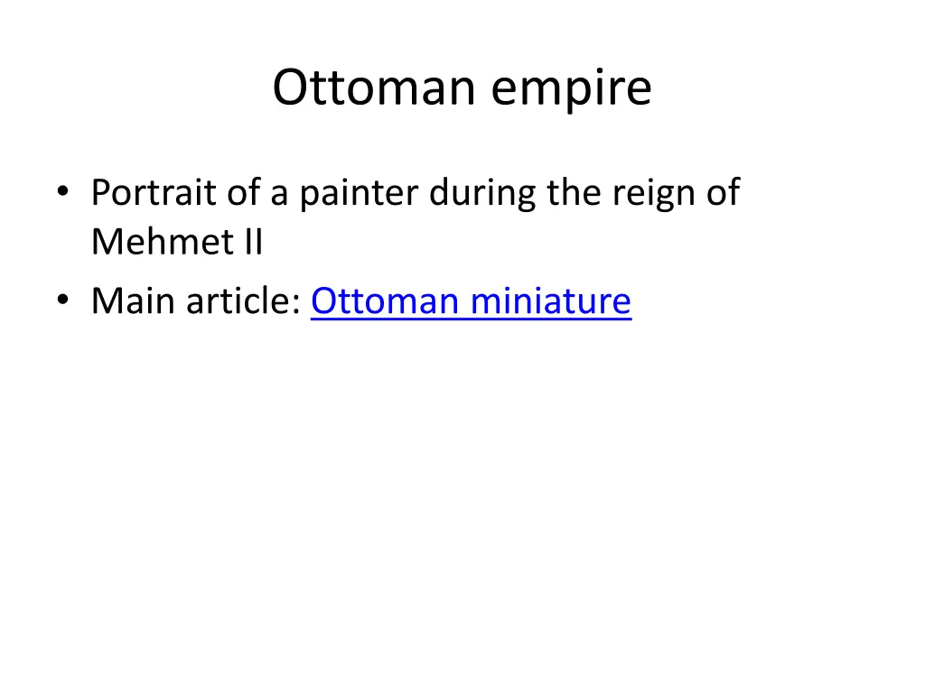 ottoman empire