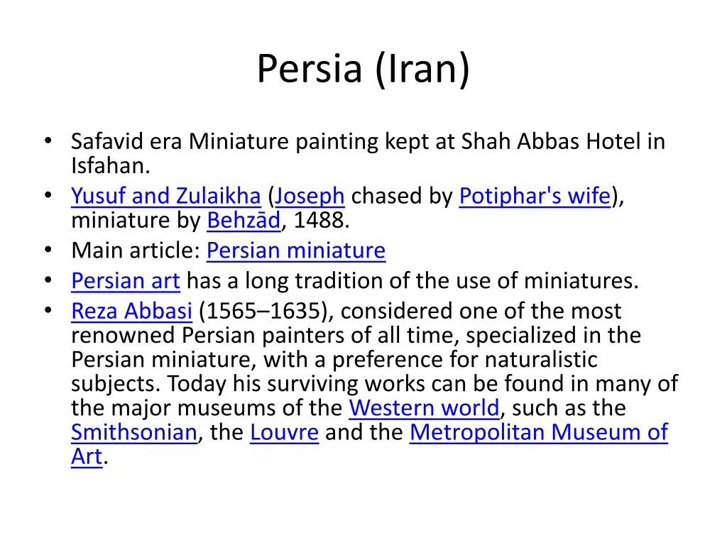 persia iran