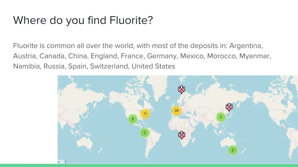 where do you find fluorite