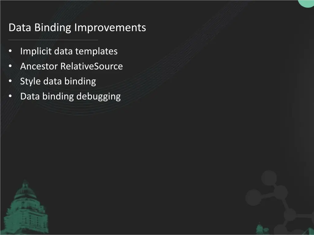 data binding improvements