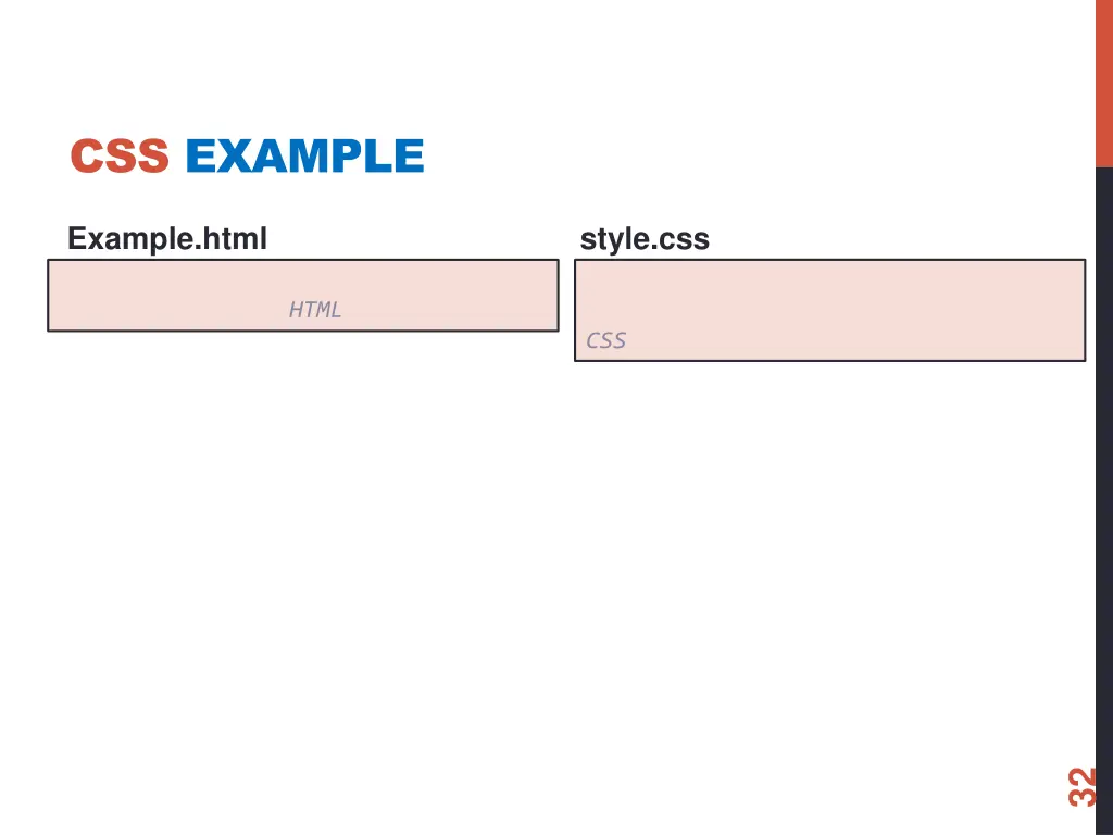 css example