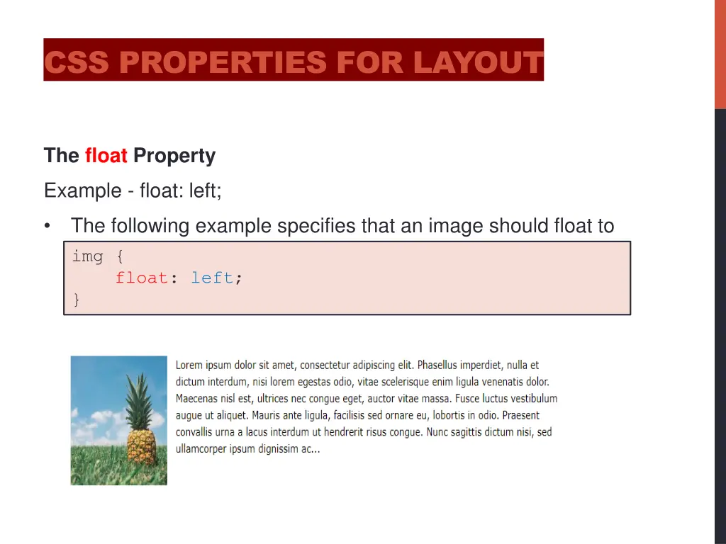 css properties for layout 2