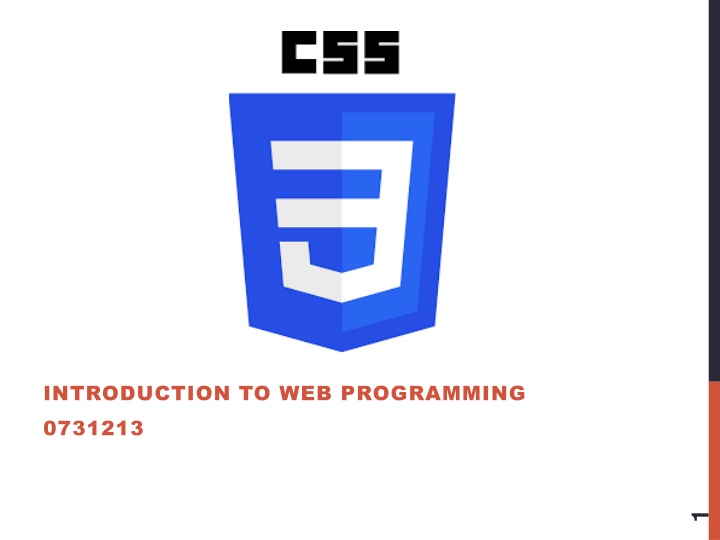 introduction to web programming 0731213