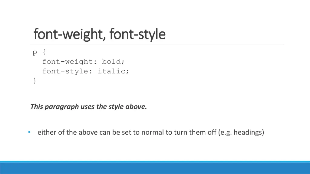 font font weight font weight font style